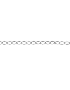 TO-139 - TOBILLERA DE PLATA CON CADENA FORZADA DE 22 CM + ALARGADOR 2