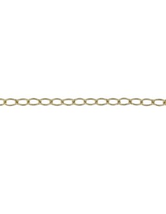 TO-140 - TOBILLERA DE PLATA CHAPADO EN ORO CON CADENA FORZADA DE 22 CM + ALARGADOR 2