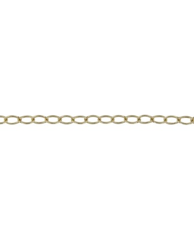 TO-140 - TOBILLERA DE PLATA CHAPADO EN ORO CON CADENA FORZADA DE 22 CM + ALARGADOR