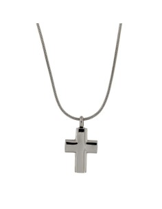 CE-7 - COLGANTE DE CENIZAS EN FORMA DE CRUZ DE METAL DE 18 MM X 30 MM
