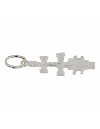 CRUZ-279 - CRUZ DE PLATA CARAVACA DE 22 MM X 11 MM