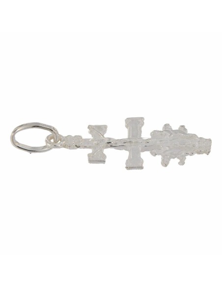 CRUZ-279 - CRUZ DE PLATA CARAVACA DE 22 MM X 11 MM