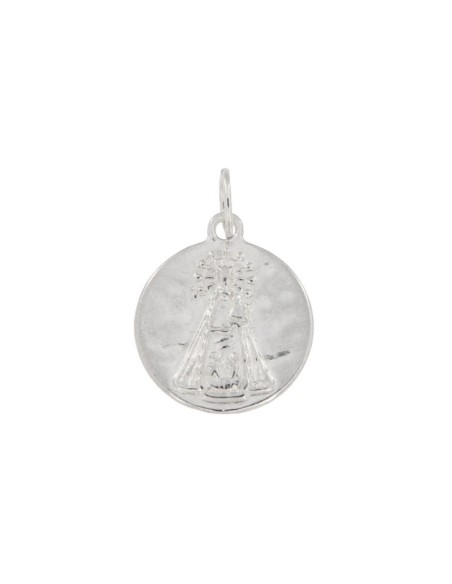 COLG-657 - COLGANTE PLATA VIRGEN DE LOS DESAMPARADOS DE 21 MM 
