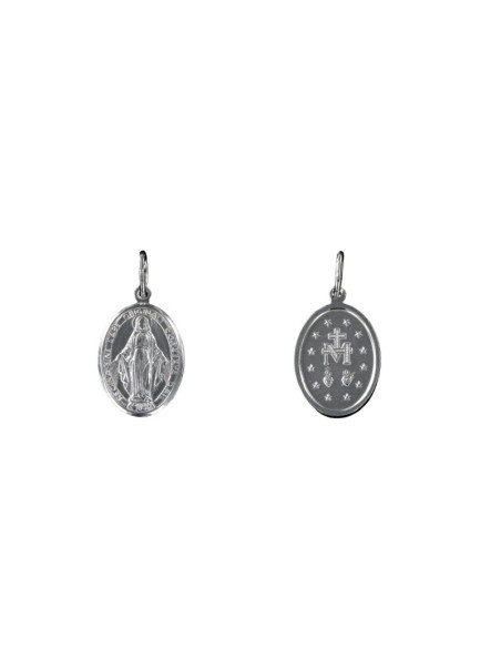 COLG-886 - COLGANTE PLATA VIRGEN DE LA MILAGROSA DE 13 MM X 21 MM