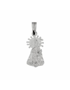 COLG-585 - COLGANTE PLATA VIRGEN DE LOS DESAMPARADOS DE 9 MM X 18 MM
