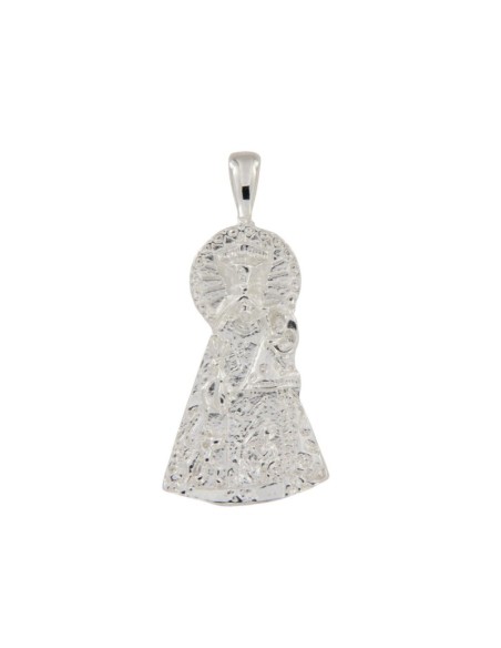 COLG-888 - COLGANTE PLATA VIRGEN DE LOS DESAMPARADOS DE 15 MM X 17 MM