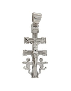 CRUZ-352 - CRUZ DE PLATA CARAVACA DE 23 MM X 11 MM