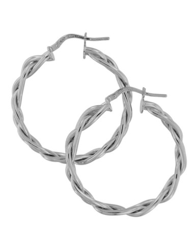 CRI-1313 - CRIOLLA DE PLATA TRENZADA DE 32 MM EXT.