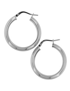 CRI-1306 - CRIOLLA DE PLATA CHAPADA EN ORO MEDIA CAÑA OVALADA DE 20,6 MM EXT. 2