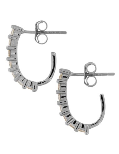 CRI-1332 - CRIOLLA DE PLATA CON CIRCONITA DE 15 MM 