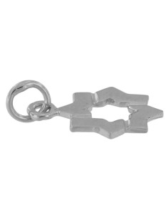 COLG-1056 - COLGANTE DE PLATA ESTRELLA MUDÉJAR DE 9 MM  2