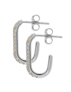 CRI-1348 - CRIOLLA DE PLATA CON CIRCONITA DE 11 MM X 17 MM  2