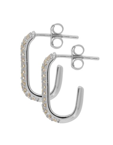 CRI-1348 - CRIOLLA DE PLATA CON CIRCONITA DE 11 MM X 17 MM 