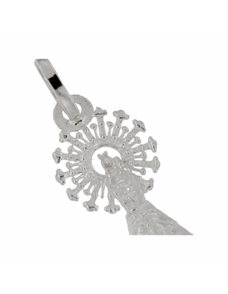 COLG-942 - COLGANTE DE PLATA VIRGEN DEL PILAR 24X14MM
