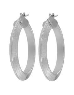 CRI-1285 - CRIOLLA DE PLATA MOTIVO GRECA DE 32 MM EXT.