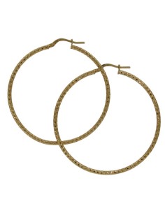 CRI-895 - CRIOLLA DE PLATA CHAPADA EN ORO CON DIBUJO DE 30 MM DIÁMETRO Y 2 MM GROSOR  2