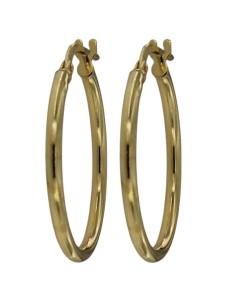 CRI-1135 - CRIOLLA DE PLATA CHAPADA EN ORO DE 2 MM X 20 MM