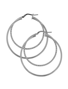 CRI-1302 - CRIOLLA DE PLATA CHAPADA EN ORO DE 43 MM EXT. E 33 MM INT. 2