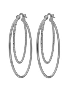 CRI-1305 - CRIOLLA DE PLATA DE 33 MM EXT. E 24 MM INT.