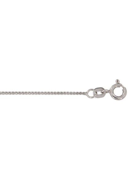 C-EGIP1,20X45RO - CADENA DE PLATA RODIO EGIPCIA PLANA DE 45 CM 