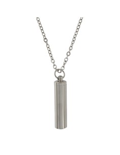 CE-17 - COLGANTE DE CENIZAS DE 11 MM X 42 MM EN FORMA DE DE TUBO