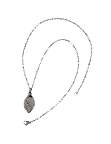 CE-19 - COLGANTE DE CENIZAS DE 28 MM X 16 MM EN FORMA DE ÓVALO CON CIRCONITA