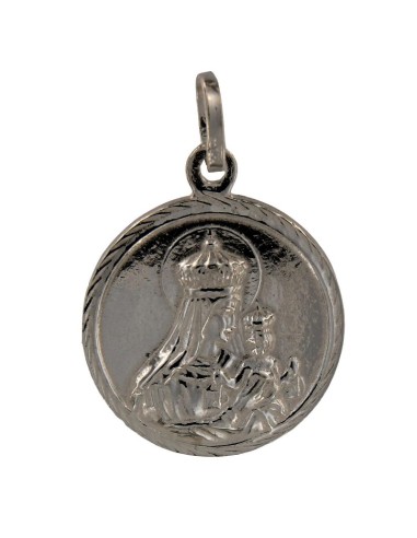 COLG-992 - COLGANTE DE PLATA ESCAPULARIO DE 19 MM