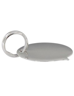 COLG-1002 - COLGANTE DE PLATA CON MOTIVO DE BOCADILLO PARA ESCRITO DE 17 MM X 21 MM 2