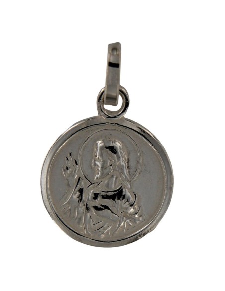 COLG-988 - COLGANTE DE PLATA ESCAPULARIO DE 9 MM