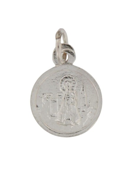COLG-964 - COLGANTE PLATA VIRGEN DE LOS DESAMPARADOS DE 12 MM