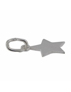 COLG-932 - COLGANTE DE PLATA ESTRELLA DE 8 MM 2