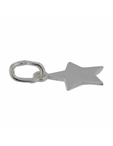 COLG-932 - COLGANTE DE PLATA ESTRELLA DE 8 MM