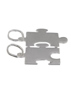 COLG-870 - COLGANTE DE D0S PIEZAS DE PUZZLE PARTIDAS DE 24 MM X 35 MM 2