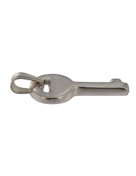 COLG-269 - COLGANTE DE PLATA CON MOTIVO DE LLAVE 32X15 MM