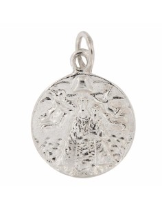 COLG-963 - COLGANTE DE PLATA VIRGEN DE LOS DESAMPARADOS DE 15 MM