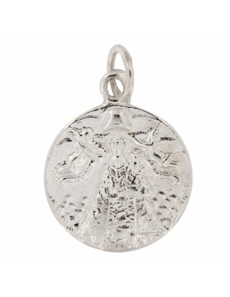 COLG-963 - COLGANTE DE PLATA VIRGEN DE LOS DESAMPARADOS DE 15 MM