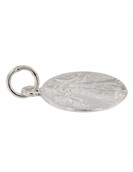 COLG-963 - COLGANTE DE PLATA VIRGEN DE LOS DESAMPARADOS DE 15 MM