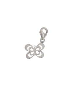 COLG-857 - COLGANTE DE PLARA CON FORMA DE MARIPOSA CALADA CON MOSQUETÓN DE 17 MM X 18 MM
