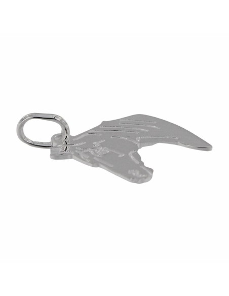 COLG-926 - COLGANTE DE PLATA CON FORMA DE CABEZA DE CABALLO DE 19MM X 17MM