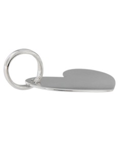 COLG-1003 - COLGANTE DE PLATA CON MOTIVO DE CORAZÓN DE 12 MM X 16 MM  2