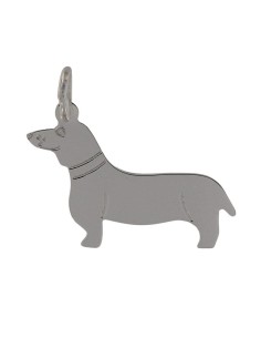 COLG-974 - COLGANTE DE PERRO SALCHICHA DE 30 MM X 21 MM 
