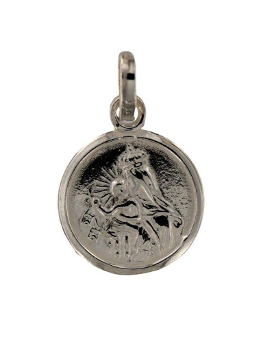 COLG-989 - COLGANTE DE PLATA ESCAPULARIO DE 15 MM