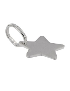 COLG-876 - COLGANTE DE PLATA EN FORMA DE ESTRELLA 13X14 MM 2