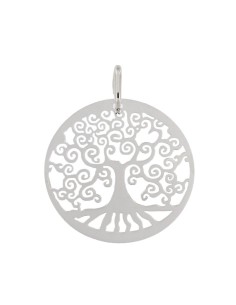 COLG-970 - COLGANTE DE PLATA ÁRBOL DE LA VIDA CALADO DE 30 MM