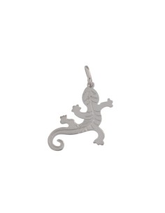 COLG-836 - COLGANTE DE PLATA CON FROMA DE SALAMANDRA DE 18 MM X 29 MM