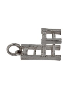 COLG-910 - COLGANTE DE PLATA CON FORMA DE SILLA 17X10 MM 2