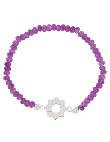 COLG-902 - ENTREPIEZA PULSERA ESTRELLA MUDÉJAR LISA DE 14 MM