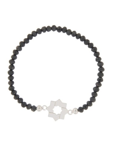 COLG-902 - ENTREPIEZA PULSERA ESTRELLA MUDÉJAR LISA DE 14 MM