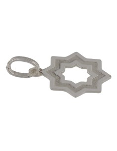 COLG-810 - COLGANTE ESTRELLA MUDÉJAR SATINADA 16MM 2