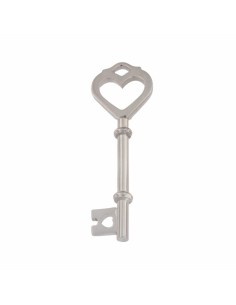 COLG-687 - COLGANTE DE PLATA CON FORMA DE LLAVE GRANDE DE 22 MM X 70 MM